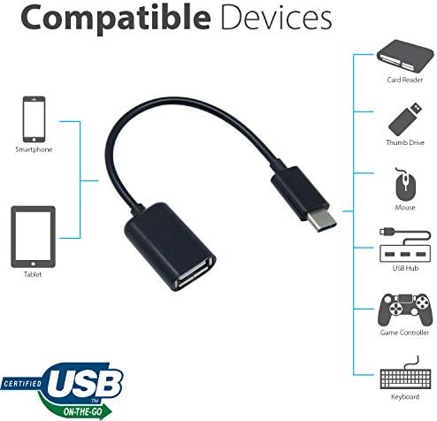 מתאם OTG USB-C 3.0 תואם את ה- Realme Pad X שלך לפונקציות מהירות, מאומתות, מרובות שימוש כמו מקלדת, כונני