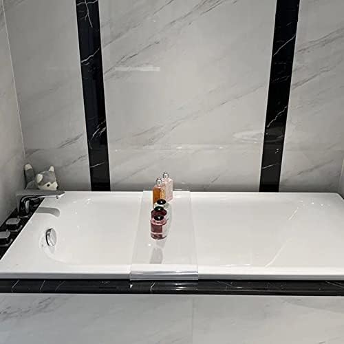 WWJZXC עמיד עמיד אמבטיה אקרילית אמבטיה מגש אמבטיה מגבת מגבת מגבת אמבטיה מארגן מארגן מקלחת רב -פונקציונלי