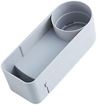 מדפי פלסטיק של קאבילוק מחזיק מברשת שיניים רכוב על קיר מפלסטיק למארגן אמבטיה מארגן אמבטיה מתלה למדפי