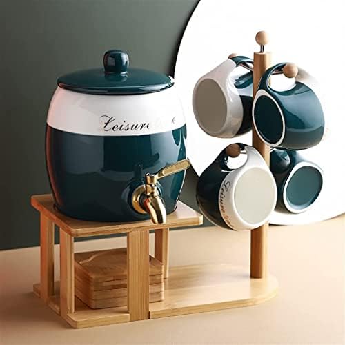 Hapefun Kettle Teapot סלון מגניב קומקום מגניב קומקום טמפרטורה גבוהה עמיד קרמיקה סיר קרמיקה קומקום קר
