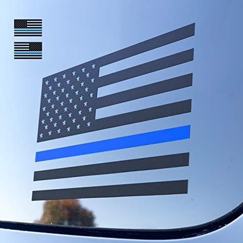 דגל הגלי דגל דגל דגל דגל דגל דגל כחול חי דגל חומר דגל המשטרה תומך במדבקת פגוש