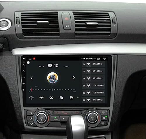 אנדרואיד 12 סטריאו לרכב עבור BMW 1 סדרה E88 E82 E81 E87 CAR 9 אינץ 'רדיו רכב מסך מגע, עם ניווט GPS/USB/Bluetooth