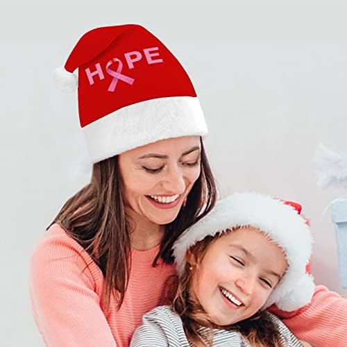 מקווה סרטן חג המולד כובע סנטה קלאוס כובעי קצר קטיפה עם לבן חפתים לגברים נשים חג המולד חג מסיבת קישוטים