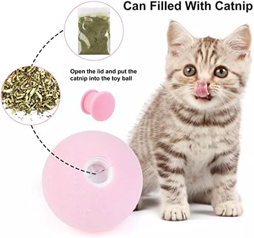 חבילה צבעונית 3 ב 1 צעצועים לחתולים חכמים מקורה כדור אינטראקטיבי חיצוני קטניפ אימוני חתול צעצוע חיית