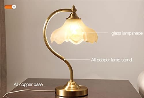מנורת שולחן עיצוב זכוכית נחושת זהב עבה לסלון חדר שינה בחדר שינה בחדר האוכל בחדר האוכל מלון וילה שולחן