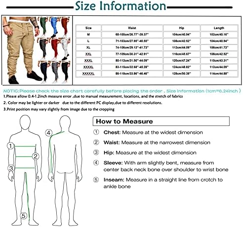 מכנסי טרקלין Xiaxogool, מכנסי מטען נמוכים למותניים לגברים מכנסי טרנינג מכנסי טרנינג מכנסיים מזדמנים