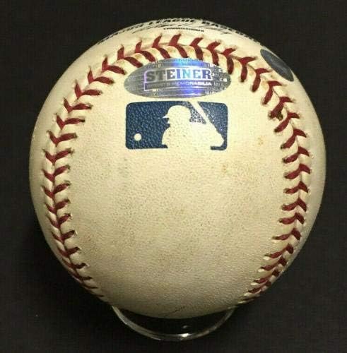 Mariano Rivera משחק חתום בשימוש בשמירה 367 חתימת בייסבול שטיינר COA HOF 42 - משחק MLB משומש בייסבול