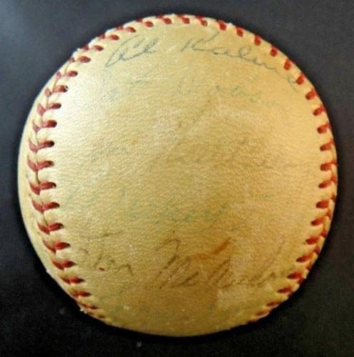 משנת 1960 של דטרויט נמרים חתמו בייסבול 25 חתימות קלין ווילסון - כדורי בייסבול חתימה