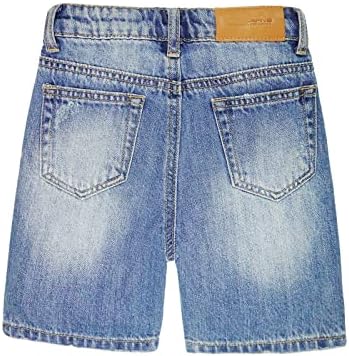 חלל ילדים בנות תינוקות קטנות בנים ג'ינס מכנסיים קצרים, קרעו עיצוב פשוט מכנסי ג'ינס קיץ חמודים