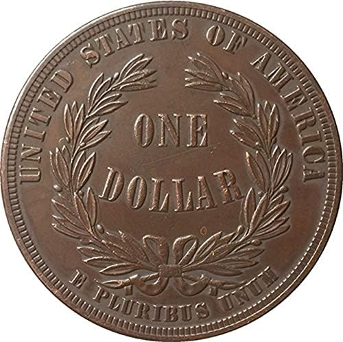 1876 ​​מטבע נשר אמריקאי מכסף מצופה קריפטו