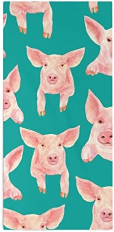 חזירים על הקיר מיקרופייבר מגבות יד מגבות סופגות סופג