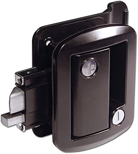 קבוצת מוצרים יצירתיים קבוצת TTL-43610-2006-1PK מנעול דלת קרוואנים עם Deadbolt Black