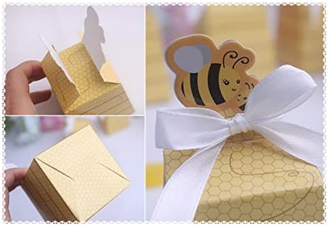 דבורה צעצועית קופסת מתנה קופסת 10 יחידות סגנון אירופאי לחתונה קופסאות חתונה קופסאות ממתקים קופסאות שוקולד