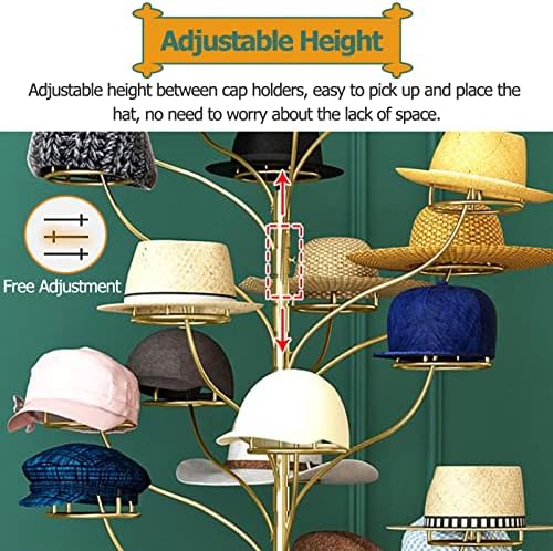 כובעים מסחריים דוכן תצוגה קמעונאית, מתכוונן כובעי ארגונית מחזיק-משלוח עומד בארה ' ב פאה אחסון מתלה,