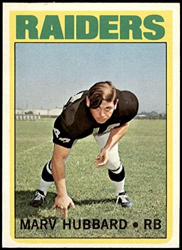 1972 Topps 54 Marv Hubbard Oakland Raiders NM/MT Raiders Colgate