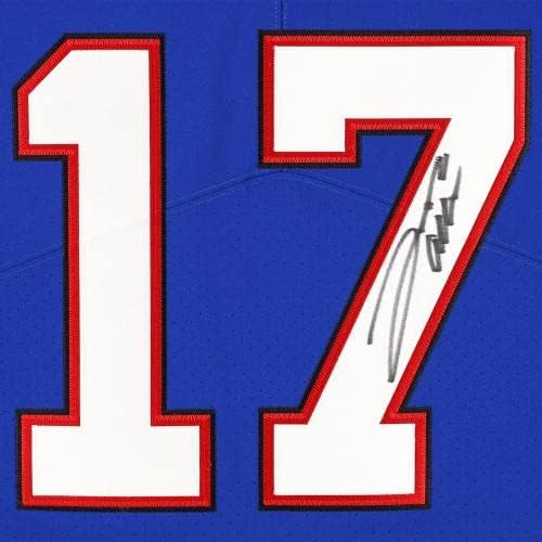 ג'וש אלן באפלו שטרות חתימה כחול נייקי עלית ג'רזי - גופיות NFL עם חתימה