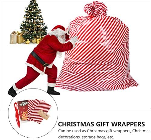 Soimiss 1 סט של מתנות עם נושא לחג המולד עטיפות יכולת אריזת מתנה יכולת גדולה