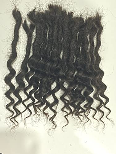 שיער טבעי ראסטות הרחבות פריגו מתולתל בסופו 0.6 סמ עובי אמיתי שיער טבעי מלא ראש בעבודת יד יכול להיות