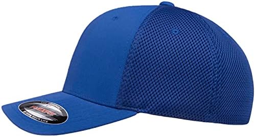 Bustedtees קצין אימפריאלי FlexFit Hat כובע בייסבול ללבוש לגברים גמיש נושם בכושר אולטרה -סיבר אוויר מכסה