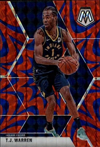 2019-20 Panini Mosaic Retroactive Blue 165 T.J. וורן אינדיאנה פייסרס NBA כרטיס מסחר בכדורסל