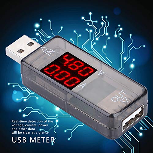 בוחן מתח USB, USB LCD מתח מתח זרם מטען מטען Multimeter מטען USB, בודקי מתח, מתח מתח,