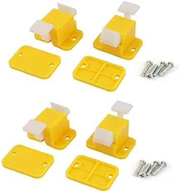 חדש לון0167 4 יחידות פלסטיק אב טיפוס מבחן מתקן לנענע צהוב לבן עבור מעגלים מודפסים לוח (4 סטסטק קונסטסטוף-פרוטוטיפ-טסטלטרונג