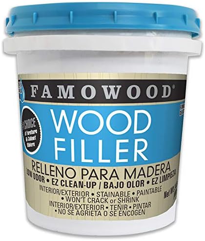 Famowood 40022148 מילוי עץ לטקס - ליטר, אורן לבן