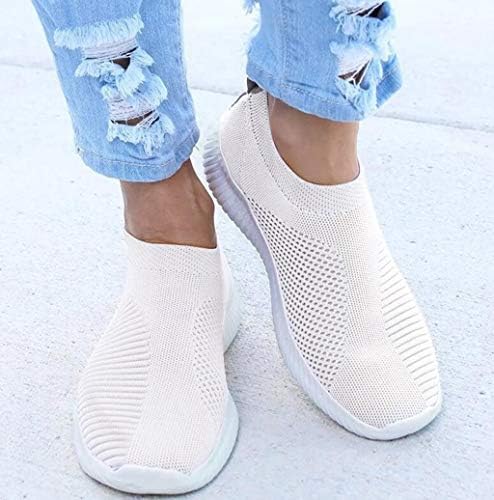 נעלי סניקרס אופנה נשים נעלי רשת חיצוניות החלקה מזדמנת על סוליות נוחות מפעילות נעלי ספורט נעלי ספורט