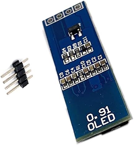 KIRO & SEEU 0.91 אינץ '128x32 I2C IIC סידורי OLED LCD מסך תצוגה DIY מודול 4-פינים DC 3.3V 5V 12832 SSD1306