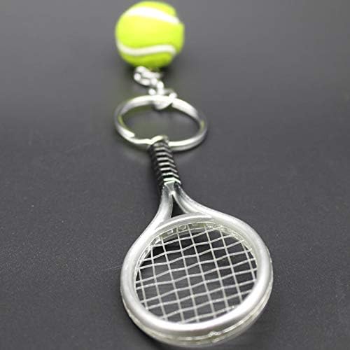 מחזיק מפתחות טניס, תכשיטי מחבט טניס-שחקני טניס מושלמים, מאמני טניס וקבוצות טניס