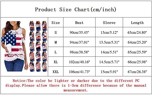 4 ביולי חולצות חולצות לנשים שרוול קצר חולצות טוניקות חולצות פסים בדגל אמריקאי חולצות טי פטריוטיות