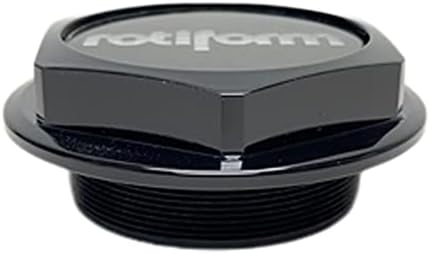 גלגלי Rotiform 32170-26uk Gloss Black Snap בכובע המרכזי
