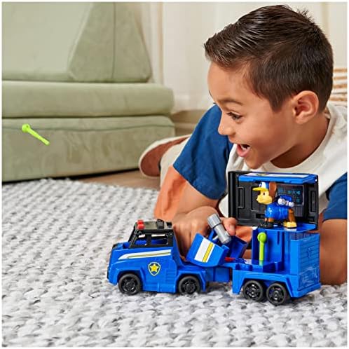 כפה סיור, גדול משאית גור של מרדף הפיכת צעצוע משאיות עם אסיפה פעולה איור, ילדים צעצועי לגילאי 3 ומעלה